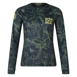 Maglia maniche lunghe donna Endura LTD PRINTED - Verde