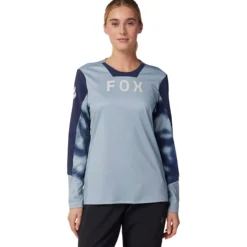 Maglia maniche lunghe donna Fox Defend Taunt - Azzurro