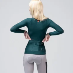 Maglia maniche lunghe donna Gobik Pacer Solid 2.0 Sunken - Verde