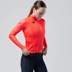 Maglia maniche lunghe donna Gobik Hyder Vermilion - Rosso
