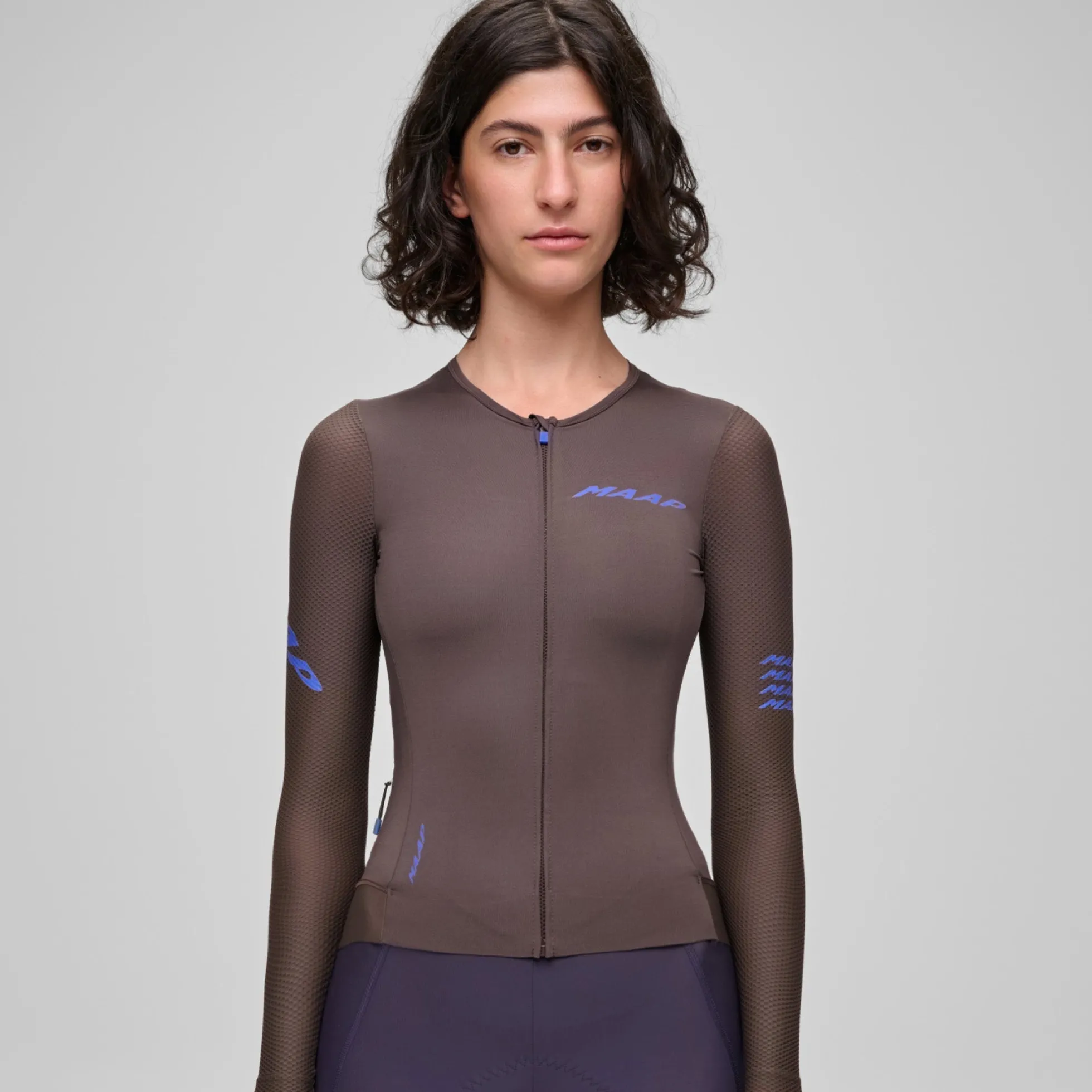Maglia maniche lunghe donna Maap Emerge - Marrone