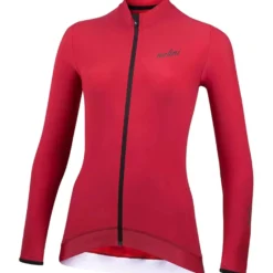 Maglia maniche lunghe donna Nalini New Wrap LS - Rosso