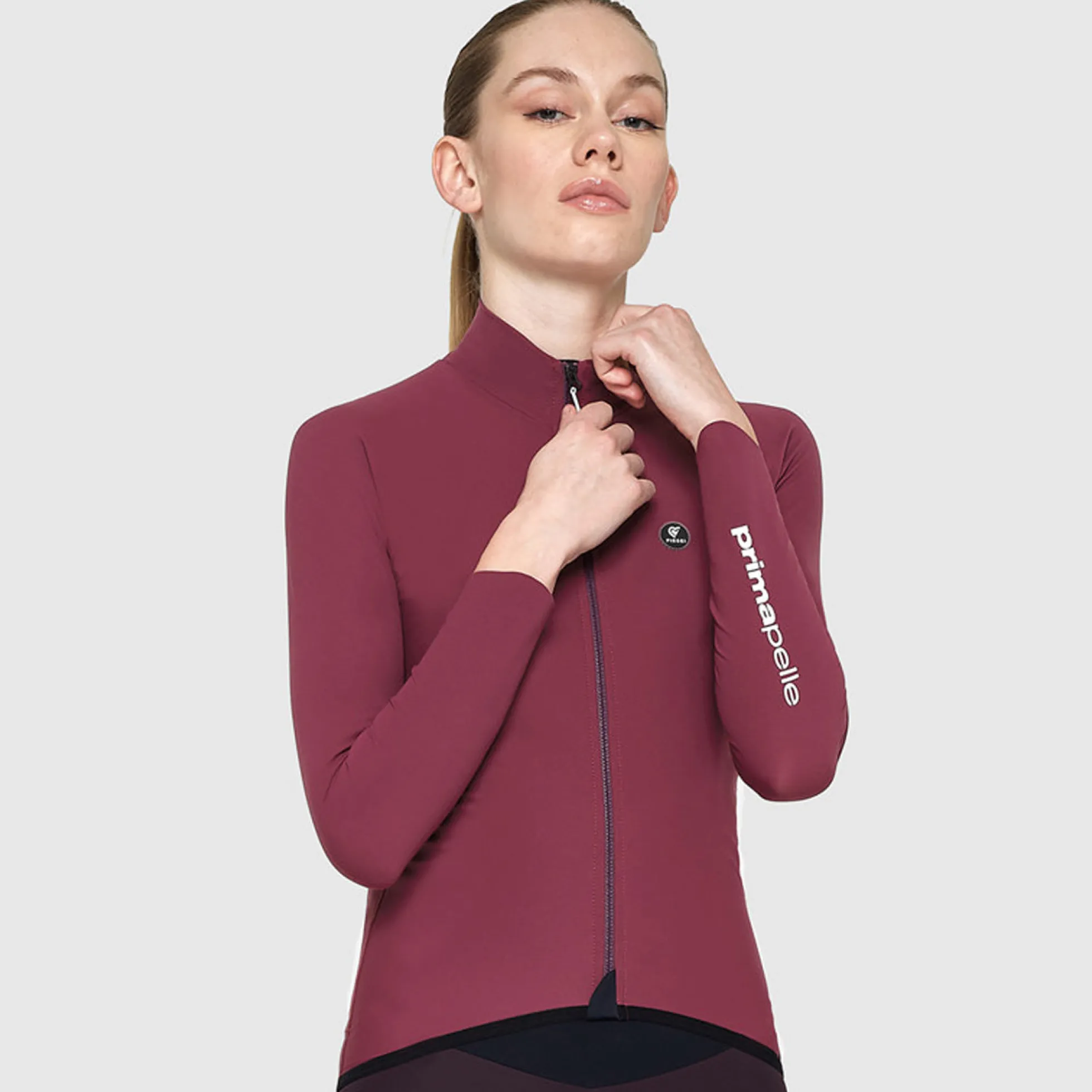 Maglia maniche lunghe donna Pissei Primapelle - Viola