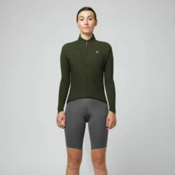 Maglia maniche lunghe donna Pissei Primapelle - Verde melange