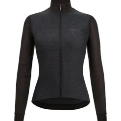 Maglia maniche lunghe donna Santini Colore Puro - Nero