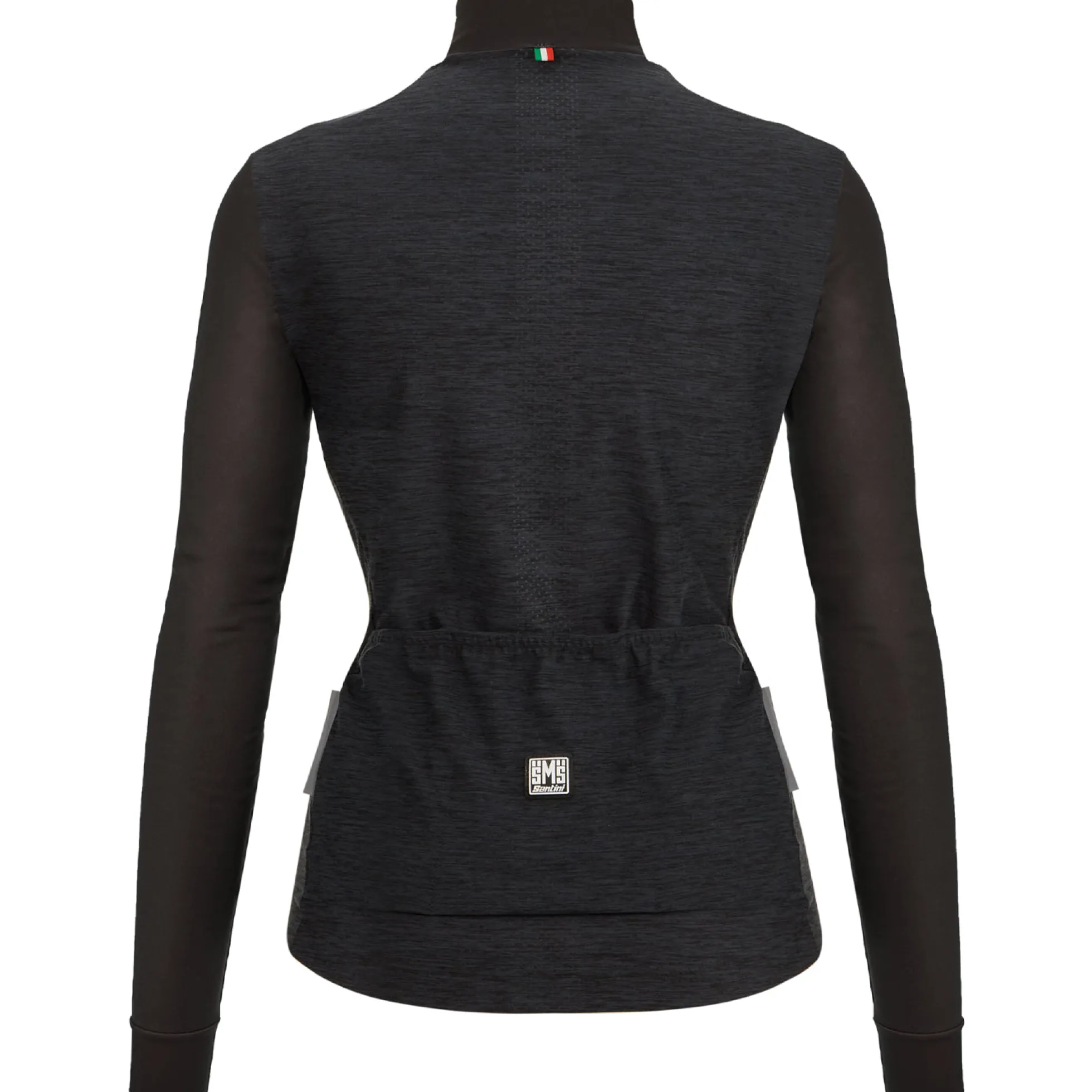 Maglia maniche lunghe donna Santini Colore Puro - Nero