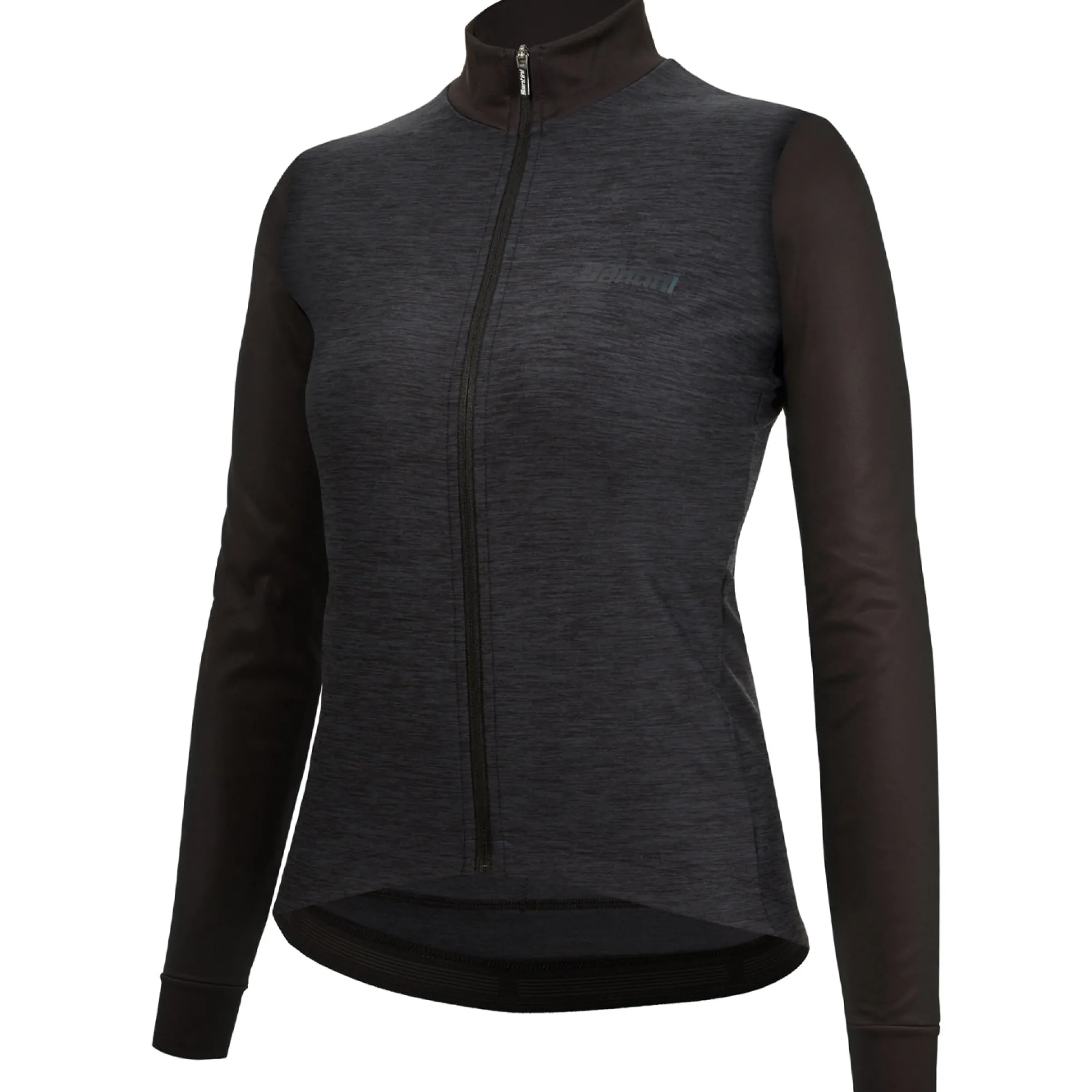 Maglia maniche lunghe donna Santini Colore Puro - Nero