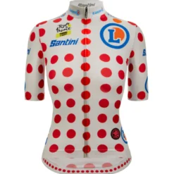 Maglia Santini Pois donna Tour de France 2026 Fan Line