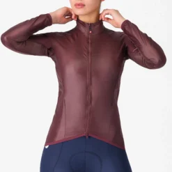 Mantellina donna Castelli Aria Shell 2 - Bordeaux