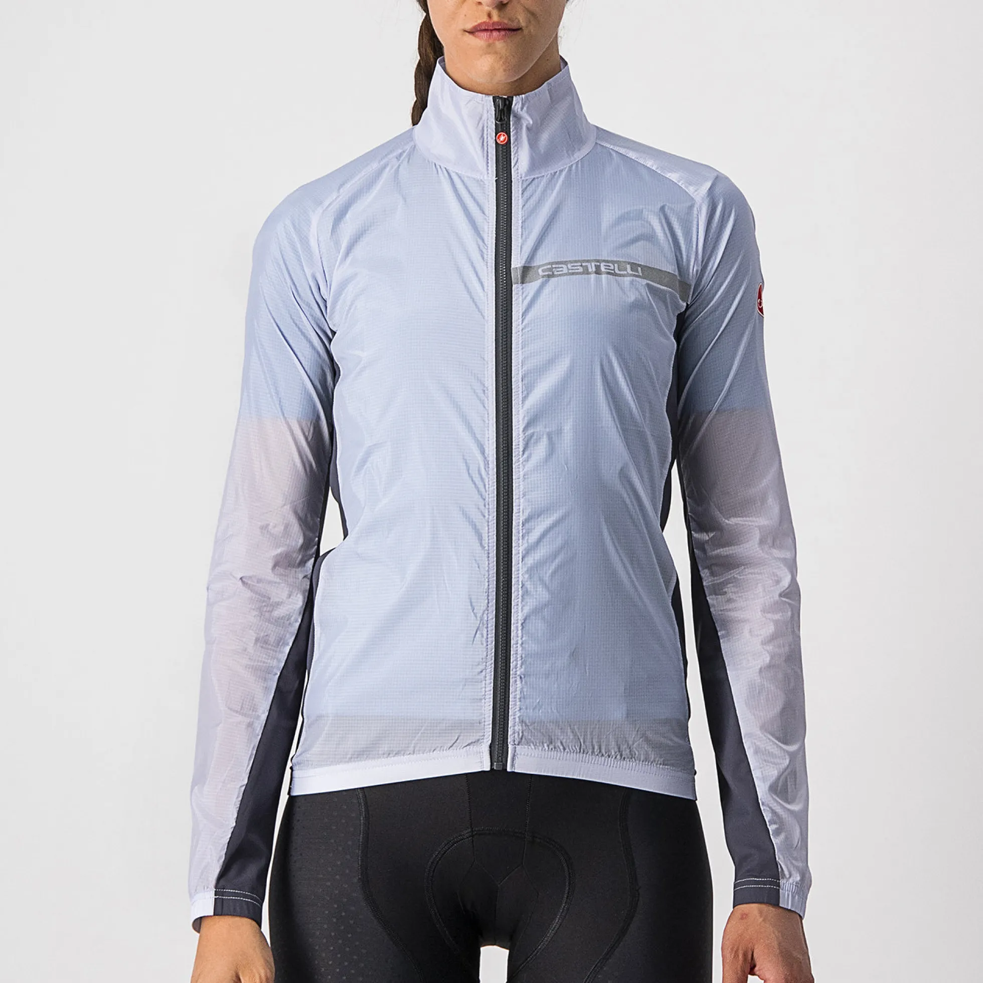 Mantellina Donna Castelli Squadra Stretch - Grigio