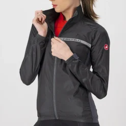 Mantellina Donna Castelli Squadra Stretch - Nero