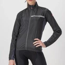 Mantellina Donna Castelli Squadra Stretch - Nero
