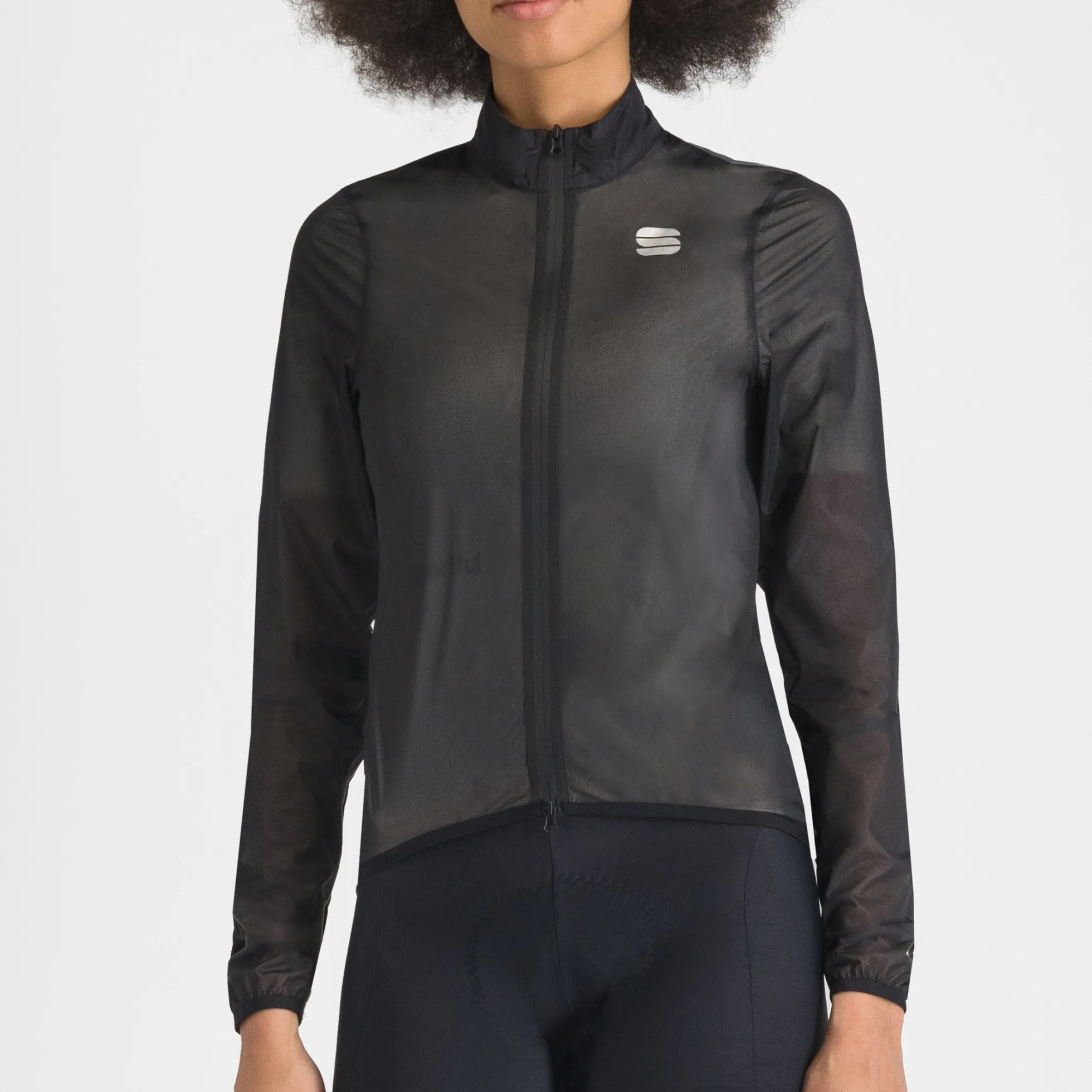 Mantellina donna Sportful Aqua Light - Nero