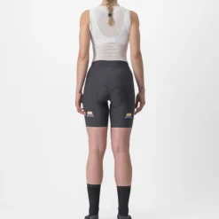 Pantaloncini donna Castelli Prima - Grigio arancio