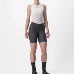 Pantaloncini donna Castelli Prima - Grigio arancio