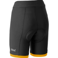 Pantaloncini donna Dotout Instinct - Nero giallo