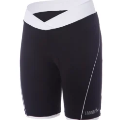 Pantaloncini donna Rh+ Pista - Nero bianco