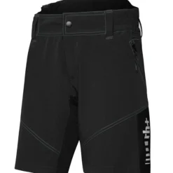 Pantaloni corti donna MTB Rh+ - Nero