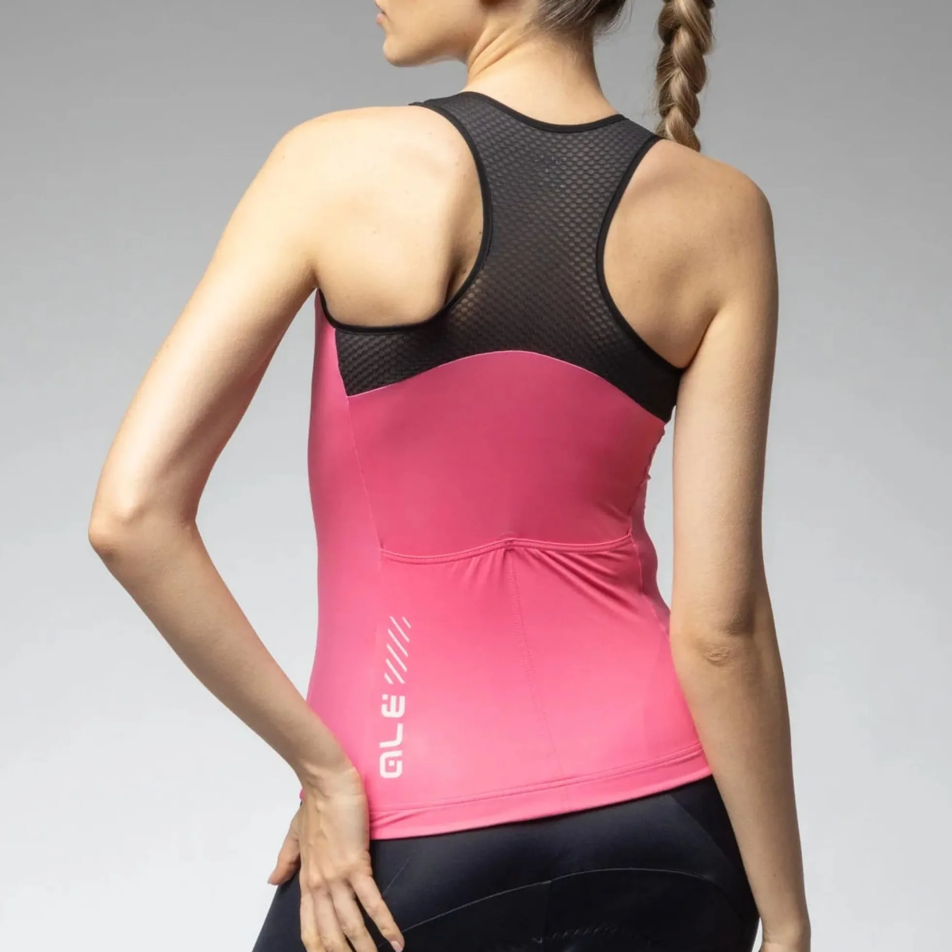 Top donna Ale Pragma Color Block - Rosa scuro