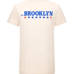T-Shirt Santini x Brooklyn - Bianco