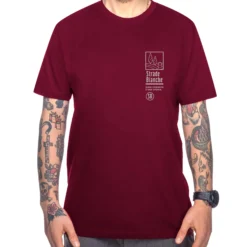 T-Shirt Strade Bianche Colline - Bordeaux