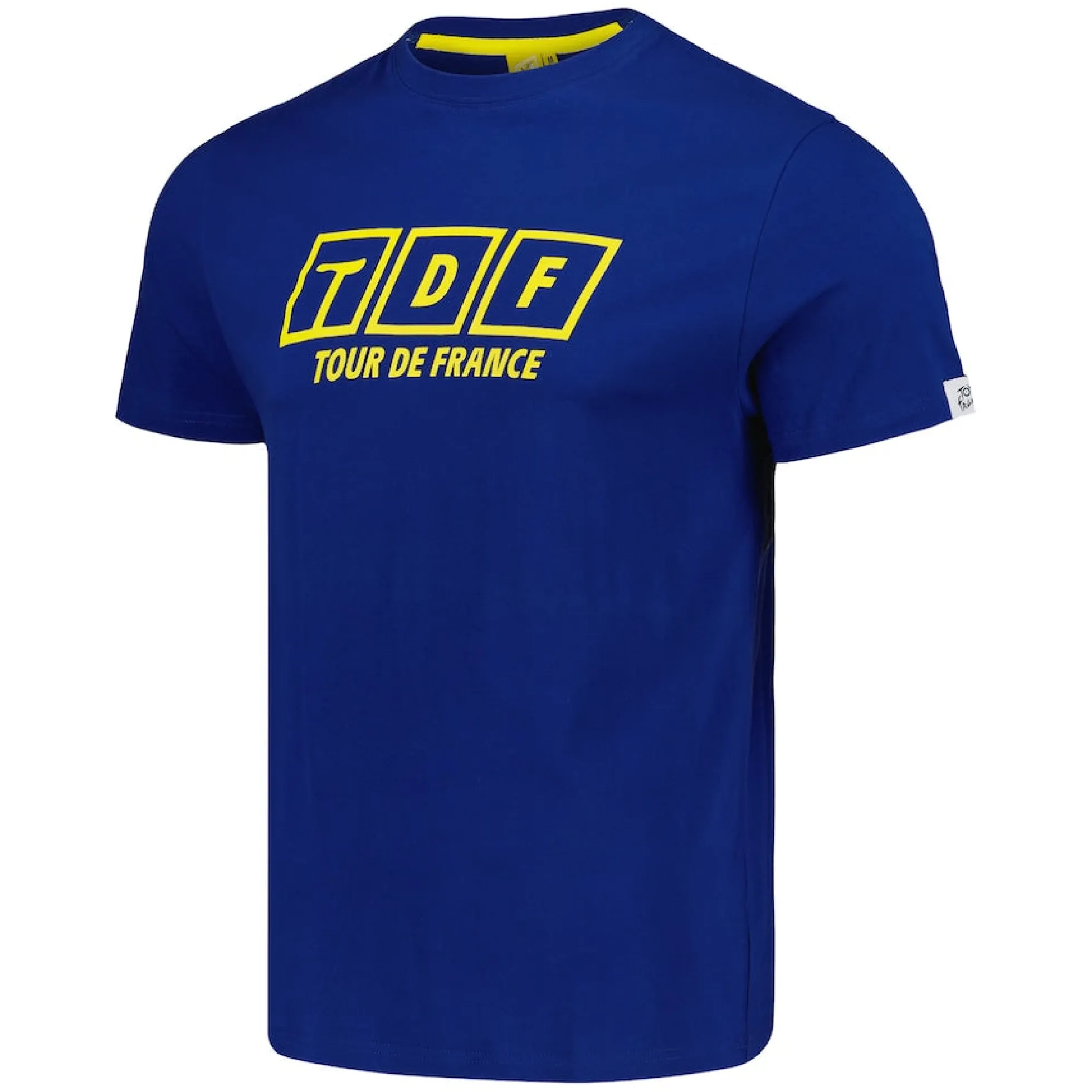 T-Shirt Tour de France Slogan - Blu
