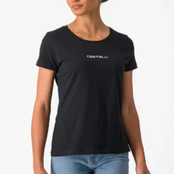 T-Shirt donna Castelli Classico - Nero